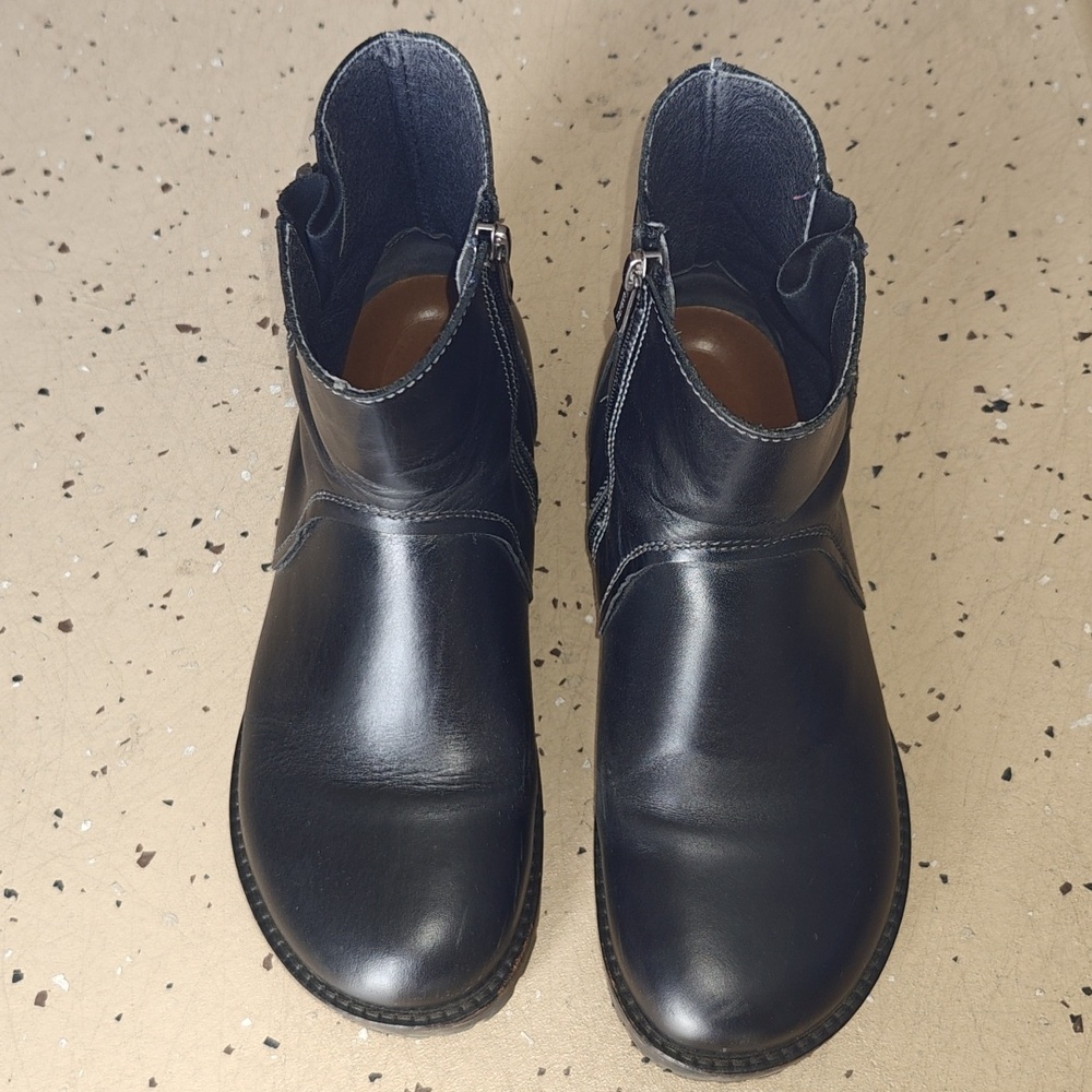 Birkenstock Black Leather Boot Size 37 - Picture 10 of 11